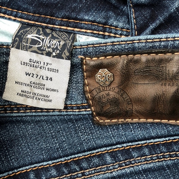 Silver Jeans Blue Suki 17” Bootcut Jeans Size 27 - Picture 13 of 14